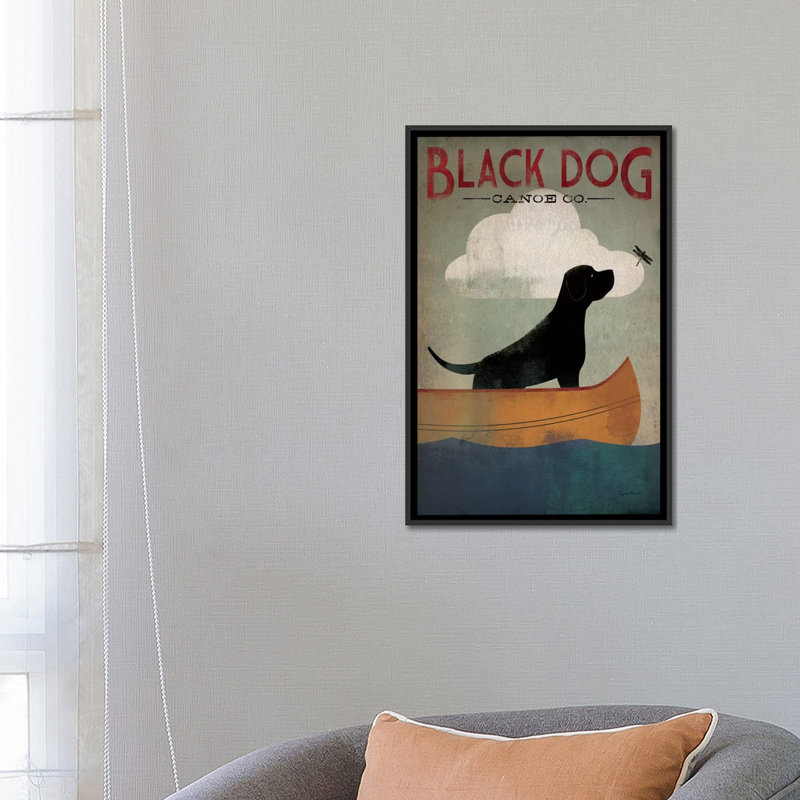 Winston Porter Black Dog Canoe Co. I On Canvas by Ryan Fowler Gallery